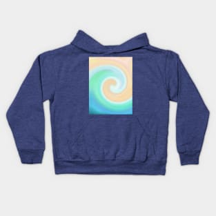 Abstract Beach Sand Ocean Wave Kids Hoodie